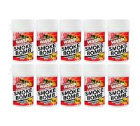 CritterKill 5g Cluster Fly and Wasp Killer Smoke Bomb Fogger 10 Pack - Targets Hard to Reach Places and Nests - Use in Attics, Garages and Lofts - Covers 1600m3