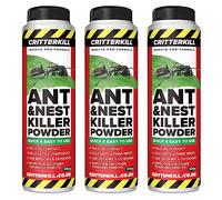 Critterkill Ant and Nest Killer Powder | Fast Acting Pro Formula | STRONG Eradicator for Home and Garden Treatment 300g (900g)