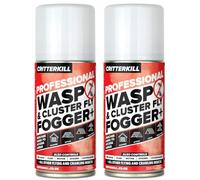 CritterKill Cluster Fly and Wasp Killer Smoke Bomb Fogger 150ml - Targets Hard to Reach Places and Nests - One Click Activation - Use in Attics, Garages and Lofts - Covers 180m3 (2)