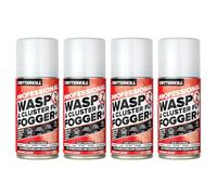 CritterKill Cluster Fly and Wasp Killer Smoke Bomb Fogger 150ml - Targets Hard to Reach Places and Nests - One Click Activation - Use in Attics, Garages and Lofts - Covers 180m3 (4)