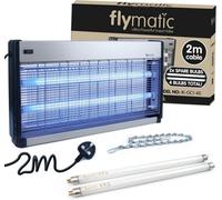 Critterkill Flymatic Uv Electric Fly Killer With 2 Spare Bulbs 40W