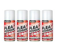 CritterKill Professional Flea Killer Smoke Fogger 150ml 4 Pack - Total Release Automatic One Shot Fogging Insecticide for Fleas - Kill Fleas Quickly in the Home
