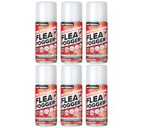CritterKill Professional Flea Killer Smoke Fogger 150ml 6 Pack - Total Release Automatic One Shot Fogging Insecticide for Fleas - Kill Fleas Quickly in the Home