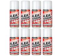 CritterKill Professional Flea Killer Smoke Fogger 150ml 8 Pack - Total Release Automatic One Shot Fogging Insecticide for Fleas - Kill Fleas Quickly in the Home