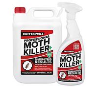 CritterKill Professional Moth Killer Spray | 5 Litre Bulk Pack + 1 Litre Bottle with Trigger Spray