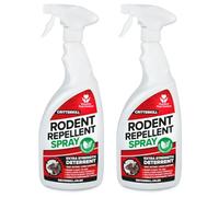 CritterKill Rat and Mouse Repellent Spray 2 x 1L - Natural Deterrent Spray - Indoor & Outdoor - Repels Rats and Mice
