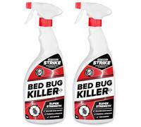CritterKill Strike Bed Bug Killer Spray 1L - Kills Bed Bugs Quickly - Safe for Use in Bedrooms - Dual Active Ingredients for Better Results (2)