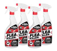 CritterKill Strike Flea Killer Spray for the Home 1L - Kills Fleas Quickly - Pet and Child Safe Once Dry (4 x 1L)