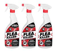 Critterkill Strike Flea Killer Spray For The Home 3 X 1L