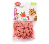 Critters Choice Small Animal Raspberry and Strawberry Drops Healthy Delicious Chews Vitamin Enriched Snacks Treats for Rabbit Guinea Pigs Ha