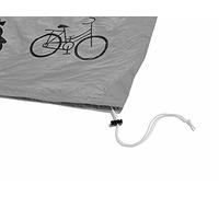 Crivit Small Water-resistant Case Cover for Bicycles, Motorcycles, MTB - Metallic Silver