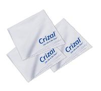 Crizal Eyeglass Cleaning Cloths - 3 Pack Premium Microfiber - Safest Cloth for AR Lenses - #1 Doctor Recommended for Eyeglasses, Screens & Cameras