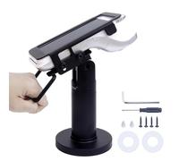 CRIZISTON Credit Card Terminal Stand for Pax A920 / A920 Pro, 7" Tall Credit Card Machine Stand, Swivel & Tilt POS Machine Payment Terminal Stand with Fully Wrap Metal Frame, Screw-in & Adhesive,Black