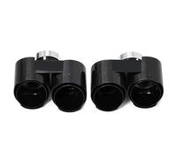 CRJIMX 1 Pair Exhaust Pipe Muffler Tailpipe For B&MW 3 Series G20 G21 330i 330d 330e 2019+ Carbon Fiber Tail Throat Car Accessories(Carbon)