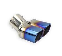CRJIMX 1 Piece Stainless Steel Exhaust Pipe Muffler For Suzuki For Vitara For Escudo 2015 2016-2022 Tailpipe Muffler Tip Car Accessories(Blue)