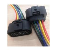 CRJIMX 1J0 973 735 For A3 10 Pin/Way Headlight Plug Headlamp Connector Wire Harness 2/4/10/20/50pcs(50pcs)