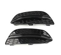 CRJIMX 1Pair Car Front Bumper Fog Light Cover Accessories For Mercedes For Benz C Class W205 C300 2015 2016 2017 2018 (BLACK)