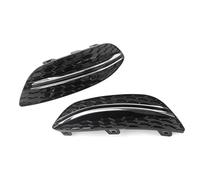 CRJIMX 1Pair Car Front Bumper Fog Light Cover Accessories For Mercedes For Benz C Class W205 C300 2015 2016 2017 2018 (Chrome)