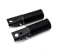 CRJIMX 1pair Motorcycle Rear Footrests Foot Pegs For Suzuki GS125 GN125 ATV Motocross Motorcycle Accessories Pedals(BLACK)