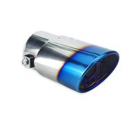 CRJIMX 1Pcs For Toyota RAV4 XA50 2019-2023 Stainless Steel Exhaust Pipe Muffler Tailpipe Muffler Tip Car Rear Tail Throat Accessories(Blue)