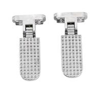 CRJIMX 2 Pieces Electric Bike Rear Pedals Folding Foot Pegs Release Footrest Accessory For Electric Bicycle Motorcycle Folding Step Stool