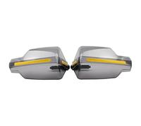 CRJIMX 22MM Universal For Kawasaki Z750 Z800 Z900 Z1000 For Versys 650 1000 ER6N ER6F For NINJA300 Z900RS Motorcycle Soft ABS Hand Guard(GRAY)