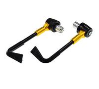 CRJIMX 22MM Universal Motorcycle Modification Parts Protection Rod Horn Brakes Hand Guard Moto Brake Clutch Lever Protector 1Pair(Gold)