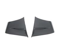CRJIMX 2Pcs Motorbike Modified Accessory Motorcycle Wind Wing Universal Winglets Side Fairing Winglets Spoiler Aerodynamic Wing(Matt black)