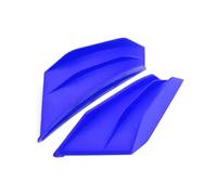 CRJIMX 2PCS Motorcycle Spoiler Wing Winglet Aerodynamic Side Wing Fin Spoiler Unviersal(Blue)