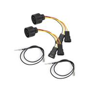CRJIMX 2x For E36 1992 1993 1994 1995 1996 1997 1998 1999 US To Euro Headlight Adapter Harness Fit Euro Connector Plug&Play