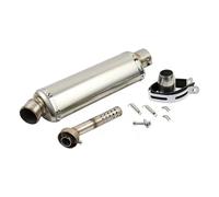 CRJIMX 38-51MM Universal For Yoshimura Motorcycle Exhaust Muffler Pipe Escape For B&MW ETC Most Motorcycle Scooters(TYPE-F 440MM)