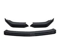 CRJIMX 3PCS For For Mustang S650 GT For Ecoboost 2024 Exterior Car Front Bumper Lip Splitter Guard Cover Accessories(Glossy black)