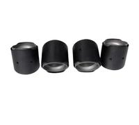 CRJIMX 4 PCS For M2 F87 M3 F80 M4 F82 F83 Car Muffler Tail Pipe Upgrade Mperformance Carbon Fiber Exhaust Tip Dedicated(Style C)