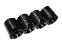 CRJIMX 4 PCS For M2 F87 M3 F80 M4 F82 F83 Car Muffler Tail Pipe Upgrade Mperformance Carbon Fiber Exhaust Tip Dedicated(Style A)