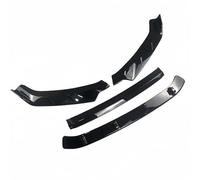 CRJIMX 4 Pcs Gloss Black Car Front Bumper Lip Splitter Spoiler For VW For R-Line Facelift 2020-2024 Canard Cover Bodykit