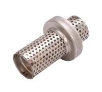 CRJIMX 51mm 60mm Universal Exhaust Silencer Removable DB Killer Noise Sound Eliminator Stainless Steel Motorcycle Muffler Link Pipe(60.5mm*100mm)