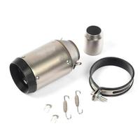 CRJIMX 51mm Universal Slip On Motorcycle Exhaust Carbon Fiber Escape Muffler For Kawasaki Z900 Etc For All Kinds Of Motorcycle(TYPE-a)