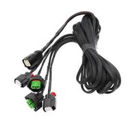 CRJIMX 68259674AA For Dodge For Challenger 2015-2021 2022 Front Headlight Fog Lamp Wire Harness Plug & Play Car LED Light Bar Wire Accessory