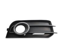 CRJIMX 8X0807681A 8X0807682A For A1 2010-2014 Car Front Bumper Fog Light Grille Decoration Black With Hole Fog Lamp Cover CRJIMX(Right)