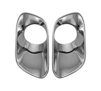 CRJIMX ABS Chrome Front Fog Light Lamp Cover Trim Fog Light Bezel Decoration Frame For Jeep For Cherokee 2014-2018