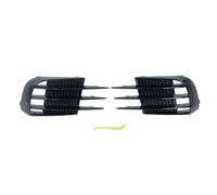 CRJIMX ABS Fog Lamps Shade Car Front Fog Light Hoods Eyebrow Eye Wind Knife Cover Trim For VW For Golf 6 MK6 VI GTI R R20