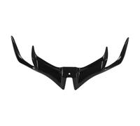 CRJIMX ABS Front Fairing Winglets Aerodynamic Protection Guard Cover Motorcycle Accessories Parts For BAJAJ For Pulsar RS 200 RS200(BLACK)