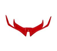 CRJIMX ABS Front Fairing Winglets Aerodynamic Protection Guard Cover Motorcycle Accessories Parts For BAJAJ For Pulsar RS 200 RS200(RED)