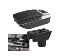 CRJIMX Armrest Box Car Armrest Storage Box Car Accessories For Mitsubishi For Attrage For Mirage For Space Star(A2 black line No USB)