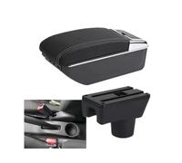 CRJIMX Armrest Box Car Armrest Storage Box Car Accessories For Mitsubishi For Attrage For Mirage For Space Star(D3 white line 7USB)
