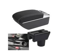 CRJIMX Armrest Box Car Armrest Storage Box Car Accessories For Mitsubishi For Attrage For Mirage For Space Star(C3 white line 7USB)