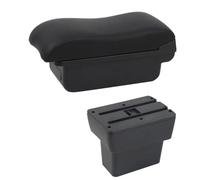 CRJIMX Armrest Box For N&issan For Note E-Power Epower 2019 For N&issan For Note Centre Console Storage Box USB LED Arm Rest Accessory(B2 Black Line)