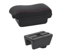 CRJIMX Armrest Box For Seat For Ibiza For For Ibiza MK4 IV 6J 2008-2017 Interior Design Car Console Armrest Storage Box(B2 Red Line)