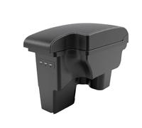 CRJIMX Armrest Box Retrofit Interior Parts Car Armrest Storage Box For Toyota For Hilux(A3 White line Corium)
