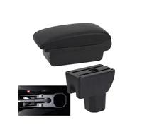 CRJIMX Armrest Box Retrofit Parts Interior Storage Box Car Accessories For Suzuki For IGNIS(A2 black line No USB)